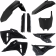 (image for) Acerbis Replacement Plastic Full Kit - Black