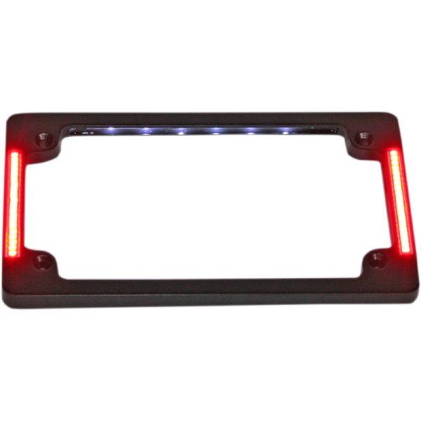 (image for) Custom Dynamics LED Frame w/ Red Aux Flat Black