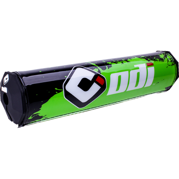 (image for) ODI SX8 Oversized Handlebar Pad - Green/black splatter