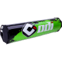 (image for) ODI SX8 Oversized Handlebar Pad - Green/black splatter