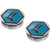 (image for) Swingarm Pivot Cover - Mirror polished w/ Legends Suspensions logo