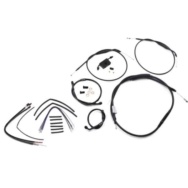 (image for) Burly Brand Jail Bar Install Kit - Black Vinyl