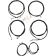 (image for) Black Vinyl/Stainless Braided Plug-and-Play Kit