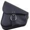 (image for) Black Swingarm Bag with Brass Buckle