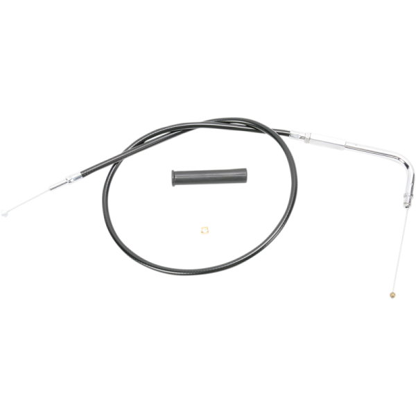 (image for) Drag Specialties Black Vinyl Throttle Cable for FXD/I