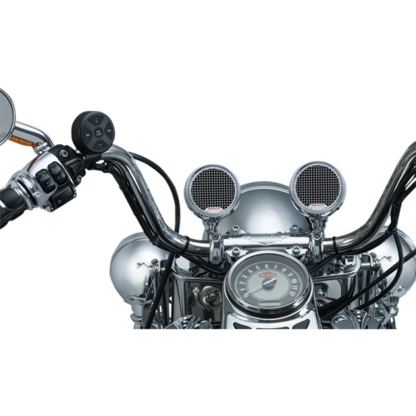 (image for) Road Thunder Speaker Pods with Bluetooth Controller, Chrome