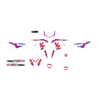(image for) D'Cor Visuals Complete Graphics Kit - 93 YZ Retro, white background
