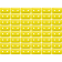 (image for) Two-Hole Double Grand Digger Support Plates - Hi-viz Yellow, 48 Pack