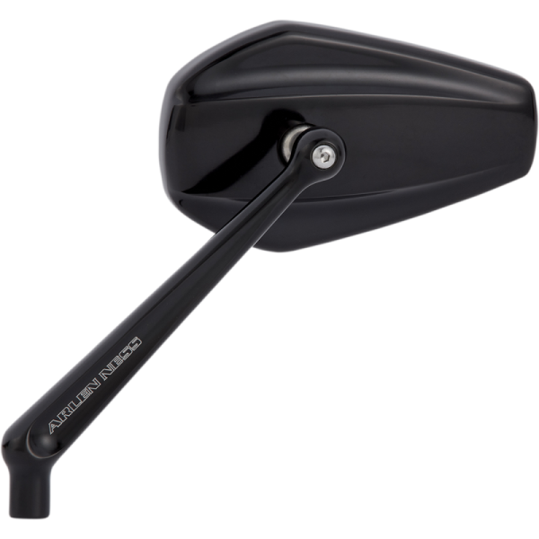 (image for) Arlen Ness Mini Stocker Mirror, Black Powdercoat, Right