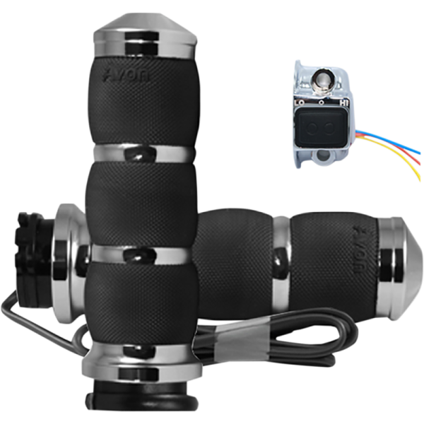 (image for) AVON GRIPS Heated Grips Velvet Air Chrome