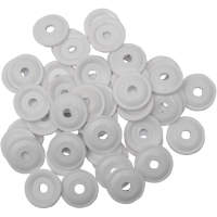 (image for) Round Digger Support Plate, White (48 Pk.)