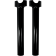 (image for) Drag Specialties Buffalo Straight Riser, Gloss Black, 10" Tall