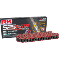 (image for) RK 525ZXW Colored Sealed Chain (Red) - 120 links