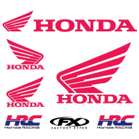 (image for) Honda Iron-On Sponsor Kit