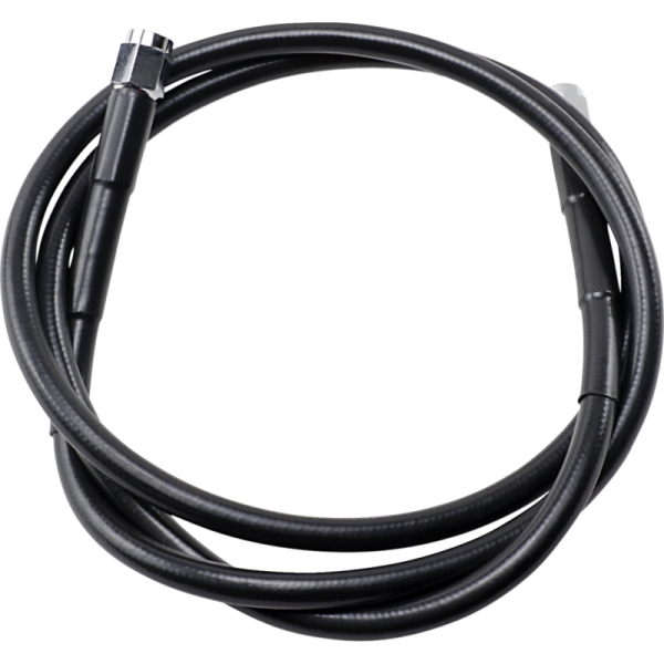 (image for) Drag Specialties Black Vinyl-Coated Stainless Steel Brake Line 46"