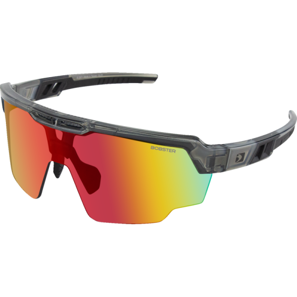 (image for) Bobster Wheelie Sunglasses - Gloss clear gray/smoke black red Revo