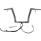 (image for) Fat Baggers Flat Top EZ Install Handlebar 12" Chrome