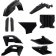 (image for) Acerbis Full Plastic Kit - Black