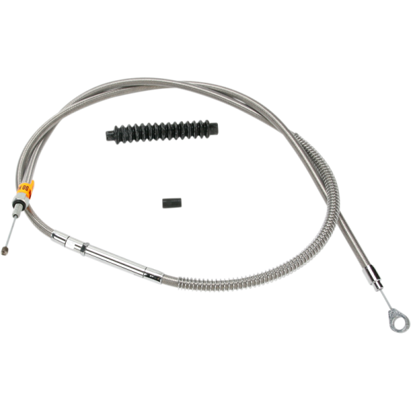 (image for) High-Efficiency Stainless Steel Clutch Cable for Softail/Dyna (63.75" +6"/Std)