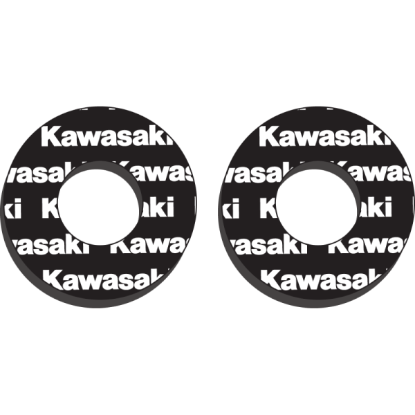 (image for) Factory Effex Moto Grip Donuts - Kawasaki (black/white)