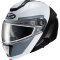 (image for) HJC i91 Helmet, Bina, Semi-Flat, White/Black, XL