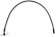 (image for) Black Pearl Upper Brake Lines (+6")