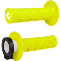 (image for) ODI Lock-On™ MX Grips - Half-Waffle - Fluorescent Yellow