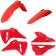 (image for) Acerbis Replacement Plastic Standard Kit - Red