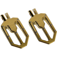 (image for) Moto Billet Footpegs Gold (M-Eight Softail/ELW/Pan America)