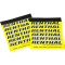 (image for) Renthal Clean Grip Covers - Yellow/White/Black