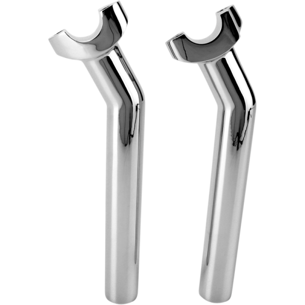 (image for) Drag Specialties Forged Aluminum Pullback Risers Chrome 8.5"