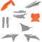 (image for) Full Kit - Orange/gray