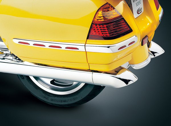 Turndown exhaust extensions for Honda Gold Wing