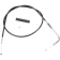 (image for) Black Vinyl Throttle Cable - 30"
