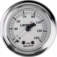 (image for) Legend Backlit PSI Gauge Silver