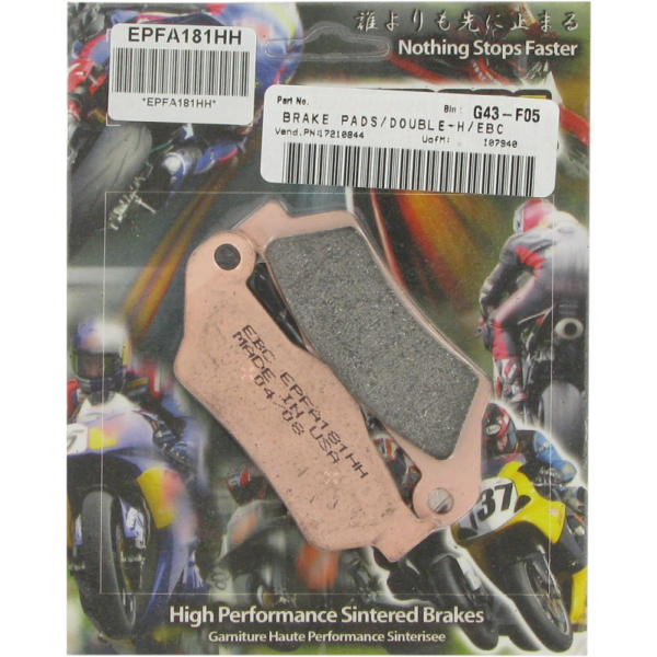 (image for) EBC EPFA Extreme Performance Pro Front Brake Pads 1721-0844