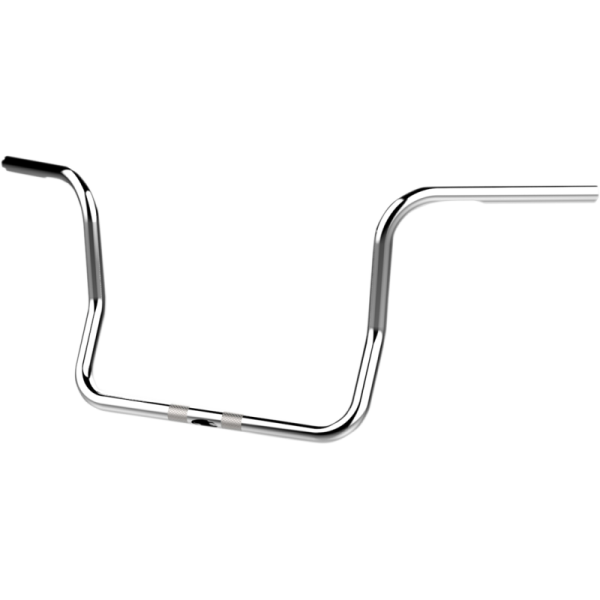 (image for) Khrome Werks 12" Bagger Bobber Ape Hangers (Dimpled/Drilled) - Chrome