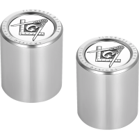 (image for) Docking Cover Mirror Polished w/ Masonic Emblem