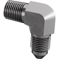 (image for) Polished Stainless 90° -3 to 1/8" NPT Fitting