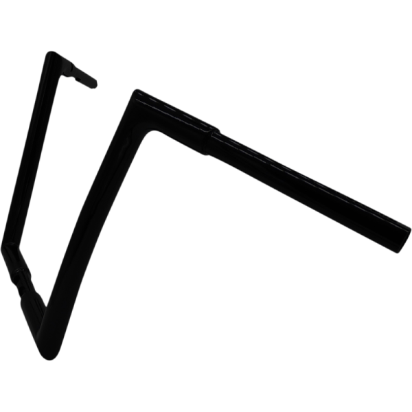 (image for) FAT BAGGERS INC Flat Top Handlebar Gloss Black 12 Inch