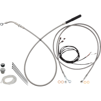 (image for) Stainless Complete EZ Install Kit - 11"-12" Handlebars