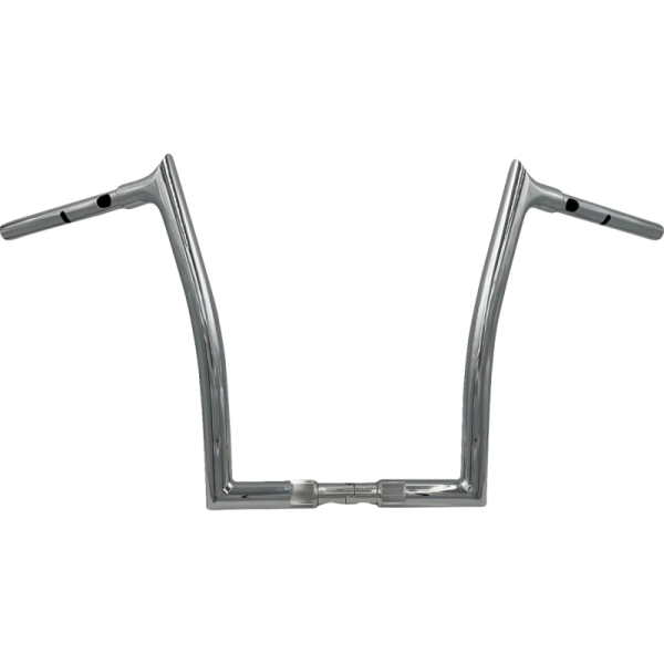 (image for) FAT BAGGERS INC 14" EZ Install Pointed Top Handlebar, Chrome (FLTRX Fitment)