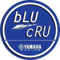 (image for) 4" Yamaha Blu Cru decal (ea.)