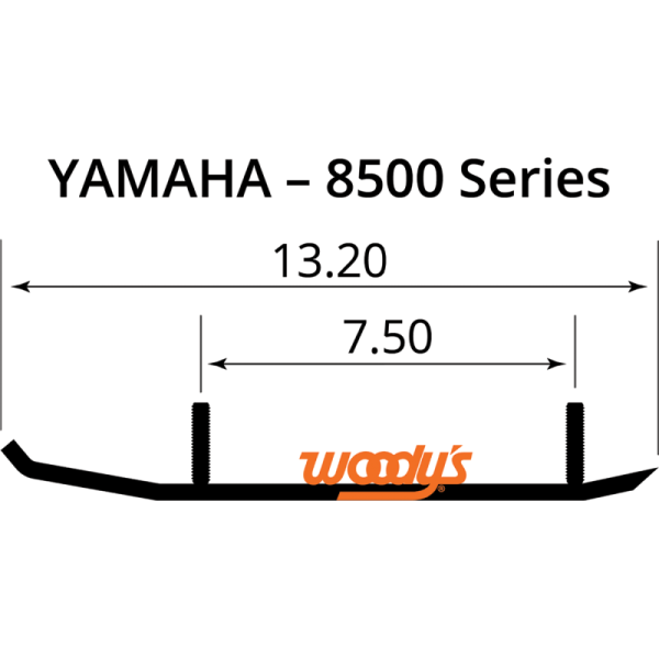 (image for) WOODYS Woody's TOP-STOCK™ Flat-Top Runner for Yamaha Venture Multi-Purpose 15-18