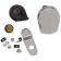(image for) Drag Specialties Electric Horn Kit - Chrome