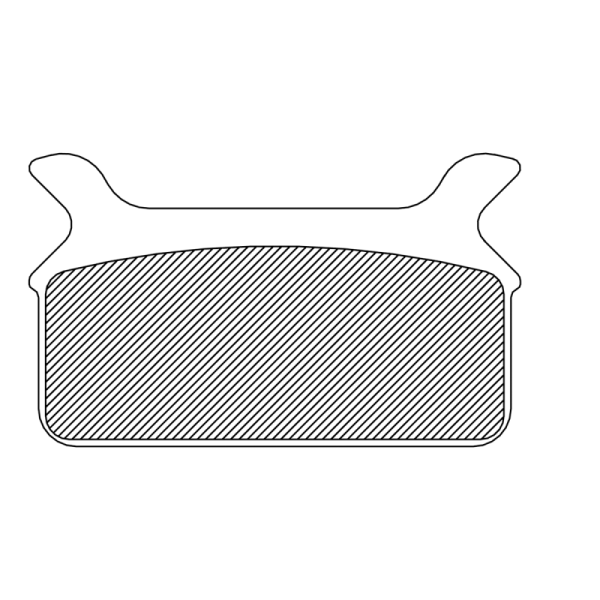 (image for) Drag Specialties Organic Aramid Fiber Brake Pad 1720-0207