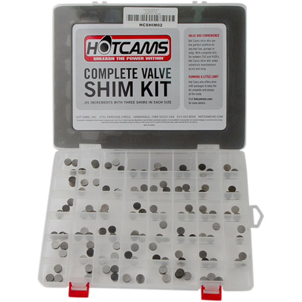 (image for) HOT CAMS Valve Shim Kit - Yamaha WR/YZ400F/426F/450F