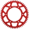 (image for) Supersprox Rear Sprocket - 51T (Aluminum/red)