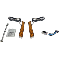 (image for) Amber lens, chrome finish (99-13 Touring)