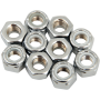 (image for) Chrome Nylon Insert Nut 5/16"-18